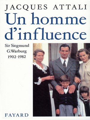 cover image of Un homme d'influence